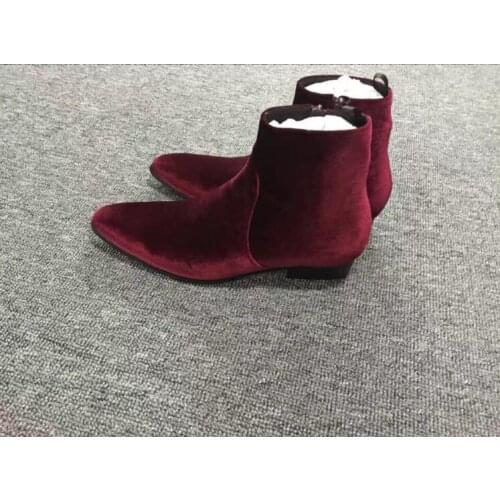 Winter Ankle Boots Vintage British Style Men Short Boots casual shoes fashion casual mens boots High Quality man boots shoes