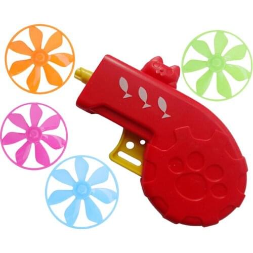 1Pc Flying Disc Saucer Launcher Cat Fetch Toy Chasing Game Toy Interplay Exercising Toy