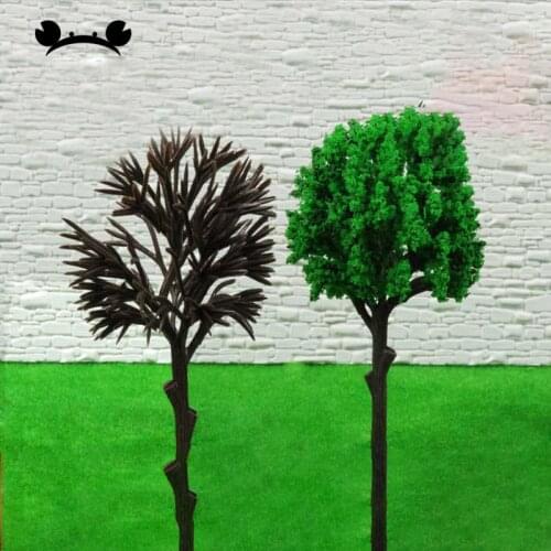 10Pcs Plastic Model Tree Trunk Without Leaves For Miniature Ho Scale Train Railway Railrow Railroad Wargame Layout Diorama