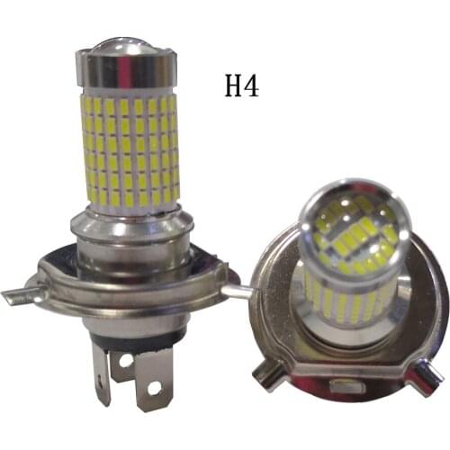 2PCS H4 H7 H8 H11 144SMD LED Car Headlamps/DRL/Fog Lamps External Daytime Running Lights car-styling