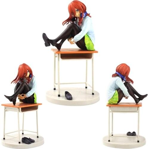 20cm The Quintessential Quintuplets Figure Homebody Anime Girl Nakano PVC Action Figure Collectible Model Toy