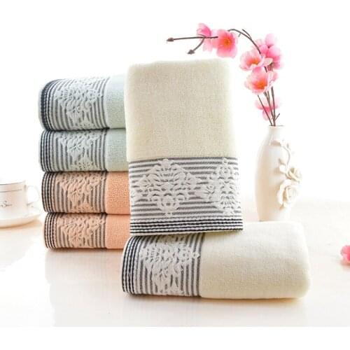 4pcs/lot Manufacturer Sell Direct Cotton Towel Ultimate Yarn Jacquard Color Broken Face towel Washcloth 110g Customized Logo