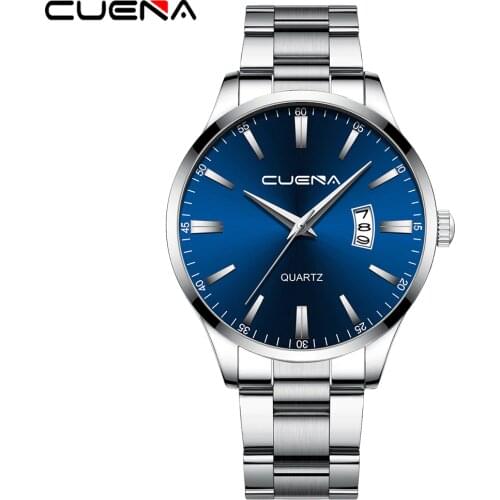 CUENA Men Watches Top Luxury Brand Automatic Mechanical Watch Men Full Steel Business Waterproof Sport Watches Relogio Masculino