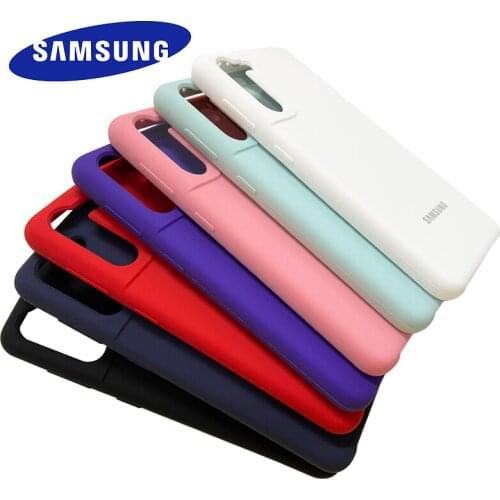 Samsung Galaxy S21 S20 S10 S9 S8 Plus Silky Liquid Silicone Case Back Protective Cover For S21 S20 Ultra Note 10 Plus 20 Ultra