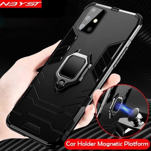 Finger Ring Holder Cover For Samsung Galaxy A51 A71 A01 A41 A91 S10 Lite S20 J4 J6 Plus A30S A50 A10 A10S A20 A20S A40 A40S Case