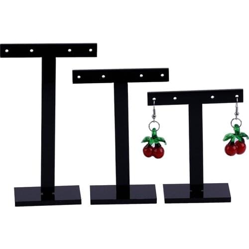 5Sets/Lot Black Plastic Earrings Eardrop Studs Holder Showcase FASHION