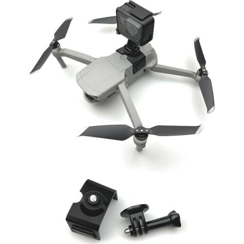 Extended Adapter Mount Bracket Holder with 1/4 Screw for DJI Mavic Air 2 Drone for insta360 Camera for GoPro 8 7 5 Accessories