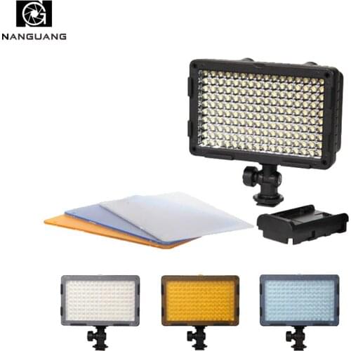 Bi-Color 160 LED on Camera Light Photographic Light for Canon Nikon Sony Camera DV Camcorder