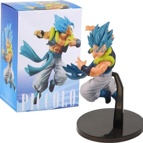 18cm Anime Dragon Ball Z Figure Super Saiyan Blue Gogeta PVC Action Figure Collection Model Toy Doll Gifts For Kids