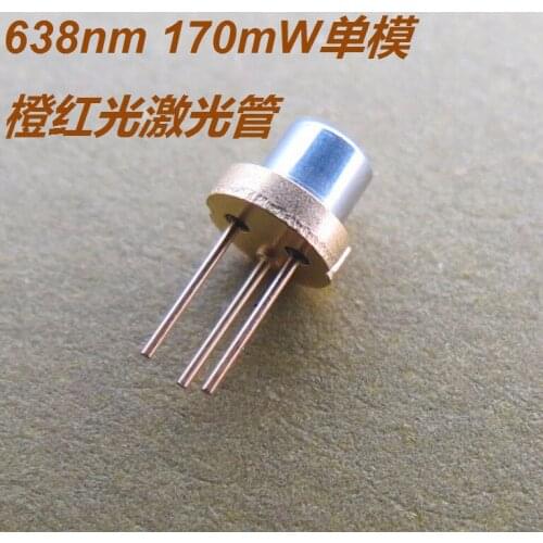 Hitachi 638nm 170mW orange red laser diode HL63133DG/Single mode diode