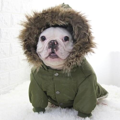 French Bulldog Coat Jacket Pug Clothes Winter Bulldog Clothing Waterproof Outfit Poodle Bichon Pomeranian Schnauzer Dog Costume