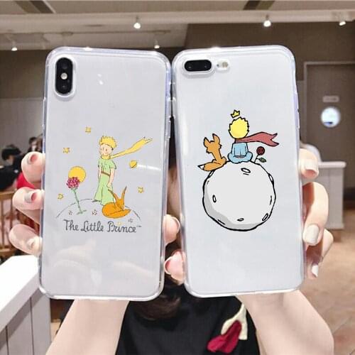 Little Le Petit Prince Cartoon Phone Case For Huawei P Mate P10 P20 P30 P40 10 20 Smart Z Pro Lite 2019 transparent trend