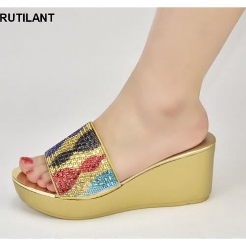 Latest African Dresses for Women High Quality Larges Size Shoes WomenOpen Toe Sexy Ladies Shoes Party Wedding Shoes