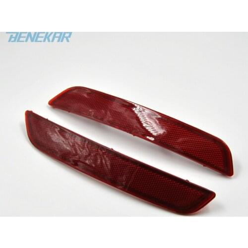 Benekar A Pair Rear Bumper Left Right Side Lamp Reflector For Ford Monde 2008 2009 2010