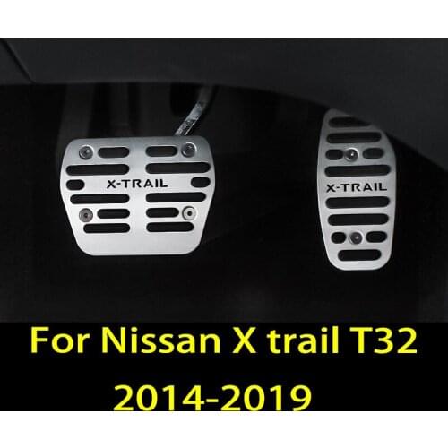 For Nissan X trail T32 X-trail 2014-2019 Aluminum alloy brake pedal throttle pedal rest pedal slip automotive supplies