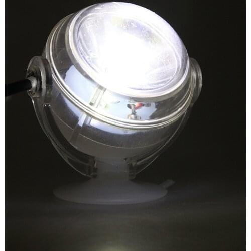 Aquarium Fish Tank Submersible LED Spotlight Lighting Underwater Lamp EU Plug