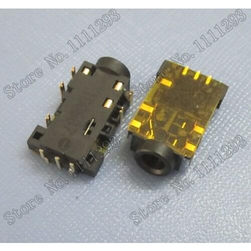 10pcs/lot Headphone Audio Jack Socket Port Connector for Asus X35J X35S U31JC U31JG U31SD U31SG U32VM