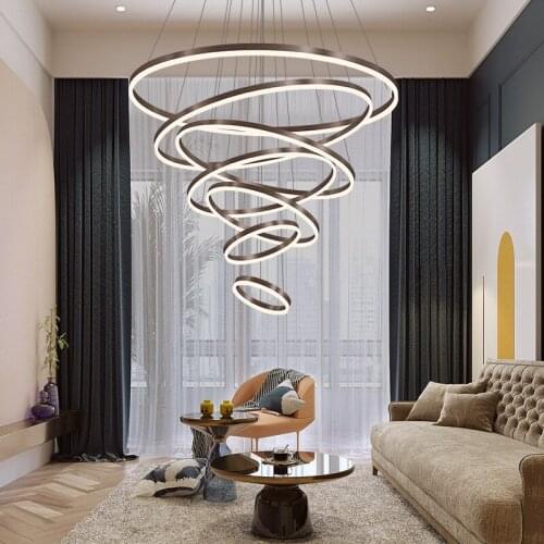 Modern led iron hanging lights luminaria pendente pendant light commercial lighting pendant lamp dining room living room