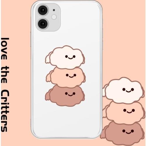 Cute Cartoon puppy dog Simple Korean Couple Phone Case Silicone Cover For coque iPhone 12 mini 11 Pro Xs Max 7 8 Puls X XR case