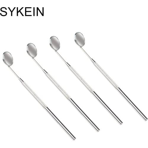 Dental Mouth Mirror Multifunction Checking Eyelash Extension Stainless Steel Teeth Whitening Clean Oral Eyelash Supplies Tools