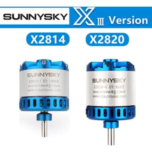 SUNNYSKY X2814-III X2820-III I 445KV 570KV 860KV 900KV 1200KBrushless Motor for RC Quadcopter Airplanes Fixed Wing Plane