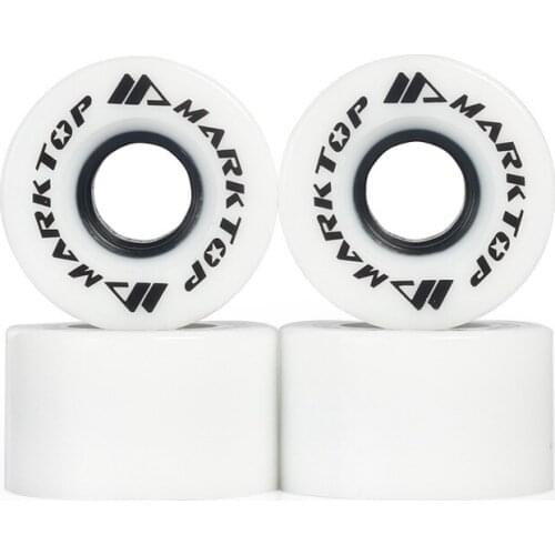 Top!-MARKTOP 4Pcs/Set 78A Skateboard Wheels Pu 55X32mm Wheels Double Rocker Skateboard Parts Man Women Skateboard