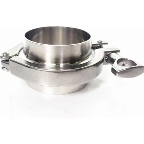 1.5" Tri Clamp x 25mm 1" Pipe OD + PTFE Strip SUS304 Sanitary Fitting Tri-Clamp Union Set Homebrew