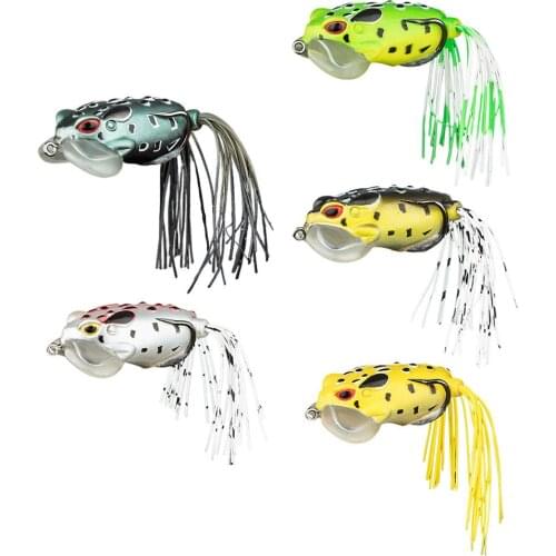 Frog Crankbait Tackle Crank Bait Bass Soft Swimbait Lures Crankbaits Baits Hard Bait Lifelike Fishing Lures Fishing Tools