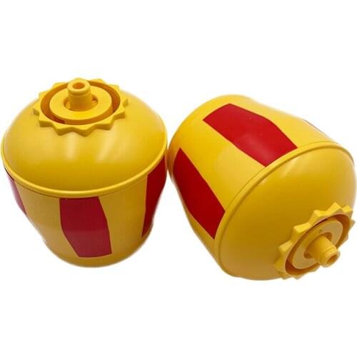 10pcs/lot Kennie Building block Parts CEMENT MIXER FRONT "NO. 2" compatible with big BRICK NO.90439