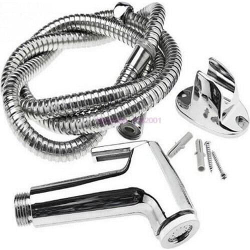 100sets Home Wash Bidet Sprayer Set Car Hand Held Easy Install ABS Pet Toilet Bathroom Shower Diaper Cleaning Hose Holder