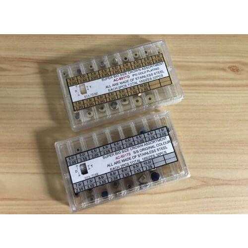 5.0~10.0mm Large Silver/Gold Watch Crowns Replacement Various Crown Sizes Watchmakers Repairs