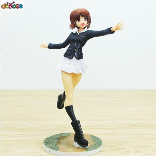Anime Girls und Panzer - Miho Nishizumi Panzer Jacket Ver. 1/8 Scale PVC Action Figure Collection Model Kids Toy Doll