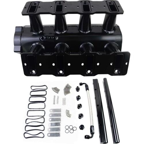 AP02 LS1 LS2 LS6 102mm Black Intake Manifold For Cadillac Chevy Saab Corvette CTS GTO