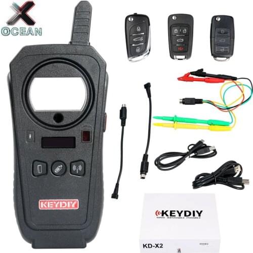 Free Shipping KEYDIY KD-X2 Remote Key Maker Generator Transponder Cloning Device with 96bit 48 Copy Function No Token Needed