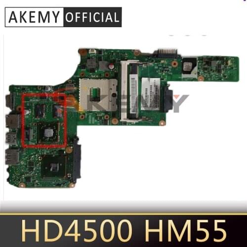 BM10G-6050A2338501-MB-A03 SPS V000245020 V000245110 1310A2338522 For toshiba satellite L630 Laptop motherboard HD4500 HM55 DDR3