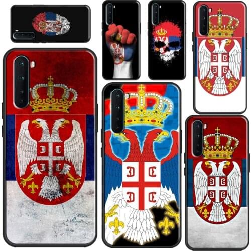 Serbia Flag Case For OnePlus 8T 7T Nord 8 9 Pro Coque For OPPO Realme 7 Pro Q3 6 8 Pro GT C3 C21 C15