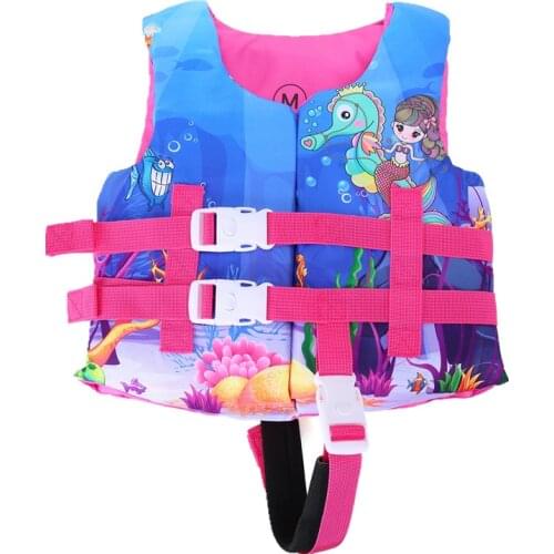 Cartoon childrens life jacket buoyancy vest cute baby buoyancy suit swimming foam belt safety buckle environmental protection