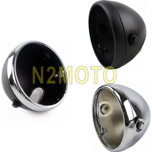3 Colors 7 Inch Headlight Housing Bucket for Harley Motorcycle Universal Headlight 7" Round LED Front Headlamp Back Cover