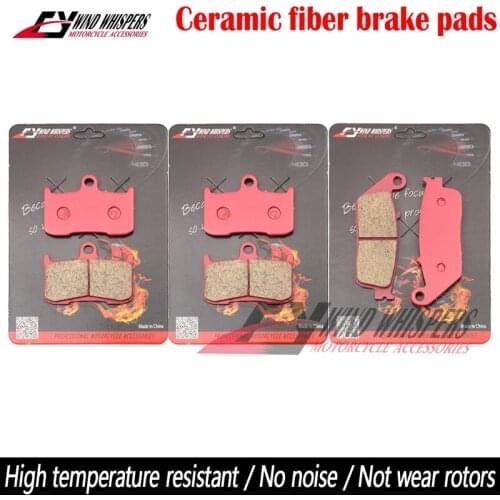 Motorcycle Copper fiber Front Rear Brake Pads For PIAGGIO Medley S 125 150 2016 2017 2018