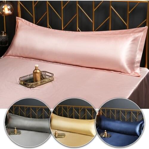 48x120cm /48x150cm Satin Silk Pillow Case Soft Top Quality Mulberry Pillowcase