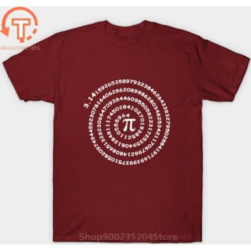 Novelty Pi Math TShirt Mens Loose The big bang Theory Tee shirt Geek Style Pi Number T shirts Nerd Casual Mans Pi T-shirt Tops