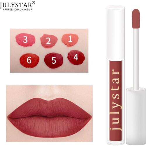 Vampire lipstick dark red brown vlevet matte lipstick tattoo waterproof long lasting makeupJujube red lipstick MS058