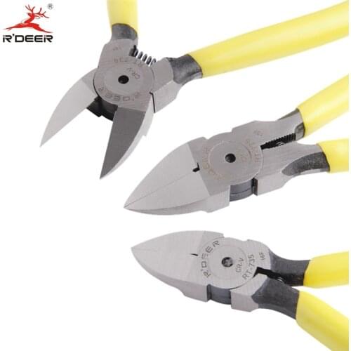 RDEER 5"/6" Cutting Pliers Multitool Cable Cutter Wire Stripper Side Cutters Electrician Hand Tools