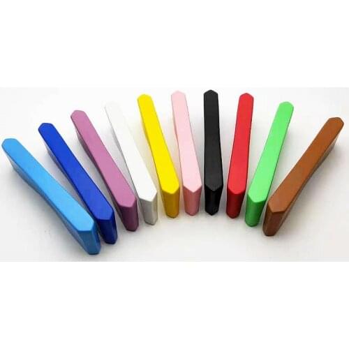 LCH Hole pitch 76/96/128mm Rainbow Colored Zinc Alloy Cabinet Knobs for Kids/ Children Colorful Cupboard Knobs