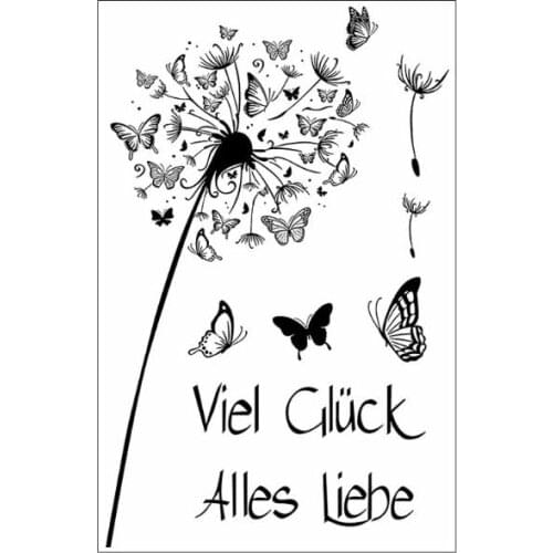 Butterfly Silicone Clear Seal Stamp DIY Scrapbooking Embossing Photo Album Decorative Paper Card Craft Art Handmade Gift