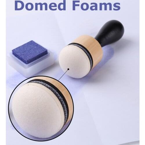 Domed Round Foams Refills Mixing Mini Ink Blending Tools for DIY Scrapbooking Paint Paper Craft Card Making 2021 Hot Sale