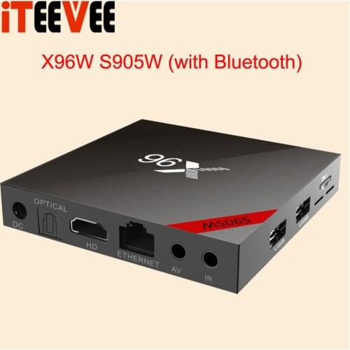 20pcs X96 Android 7.1 TV Box Amlogic S905W 2GB DDR3 16GB EMMC Quad Core 2.4GHz WIFI buletooth 4.0 X96W android tv box