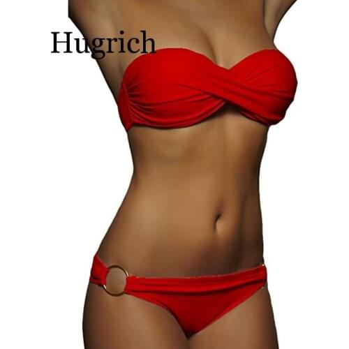 2020 Newest Summer Sexy Bikini Women Swimwear Occidental Secret Beach Swimsuit Push Up Bathing Suits 12 Colors S To XL