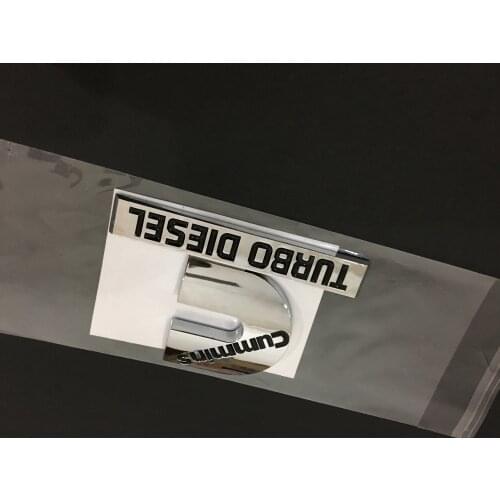 2 PCS New Turbo Diesel emblem badge 2500 3500 4500 5500