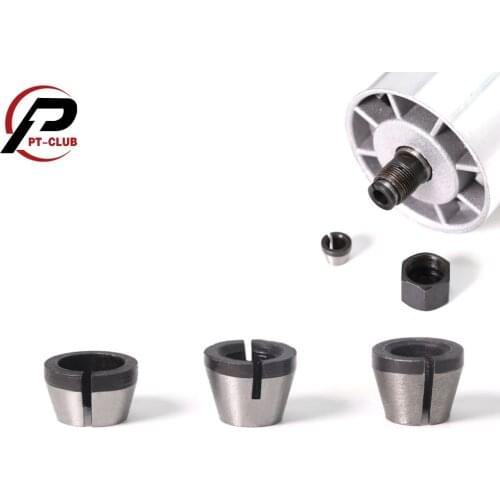 1PC / 3PC 6mm 6.35mm 8mm Collet Chuck High Precision Adapter Engraving Trimming Machine Electric Router